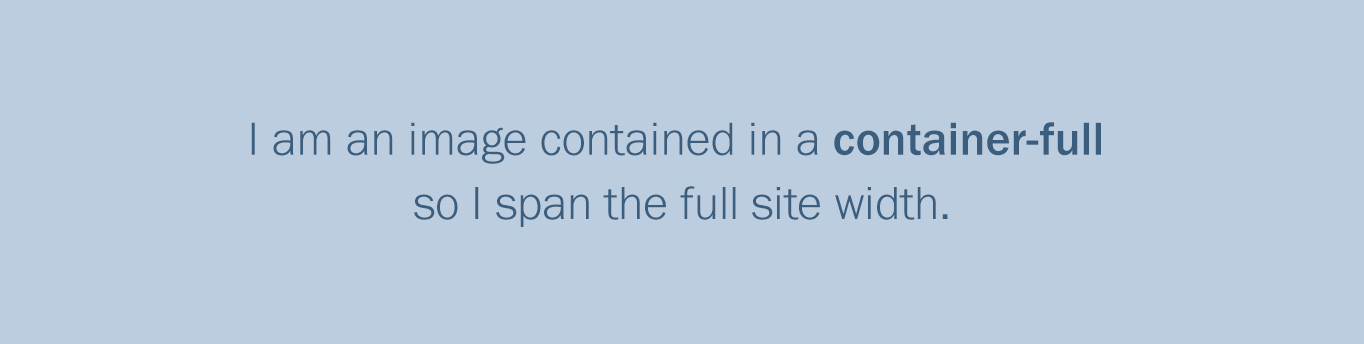 example full-width image